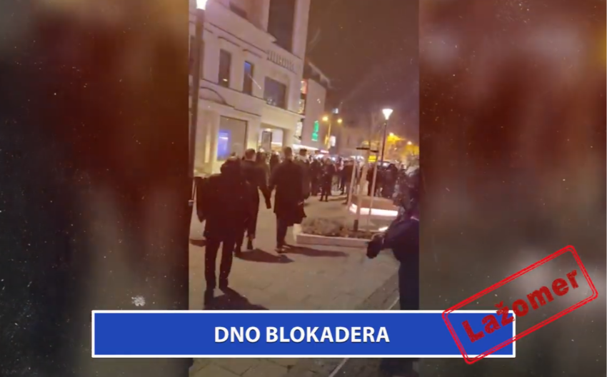 LAŽOMER: Dno blokadera (VIDEO)