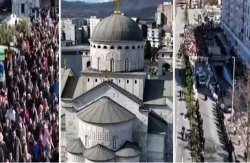 VELIČANSTVENA LITIJA ULICAMA PODGORICE Reke vernika u slavu Svetog Simeona Mirotočivog 