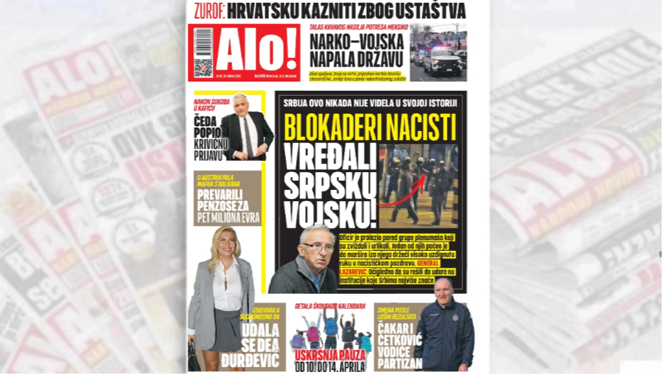 BLOKADERI NACISTI VREĐALI SRPSKU VOJSKU! Srbija ovo nikada nije videla u svojoj istoriji