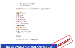 LAŽOMER: DA SE SVAKO NORMALAN PONOSI (VIDEO) 