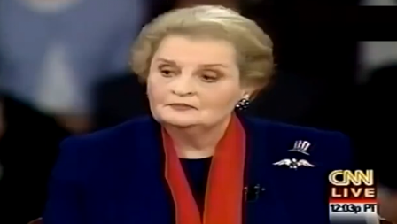 "SMRT POLA MILIONA IRAČKE DECE JE CENA KOJA JE VREDELA" Da li je ovo najgora izjava mrziteljke Srba Medlin Olbrajt?