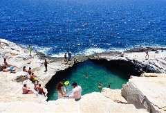 U njemu se kupala boginja Afrodita - prirodni bazen topliji od mora usred Tasosa