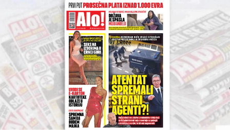 NASLOVNA STRANA ALO! NOVINA: Bezbednjak Boža Spasić o pokušaju ubistva predsednika Vučića