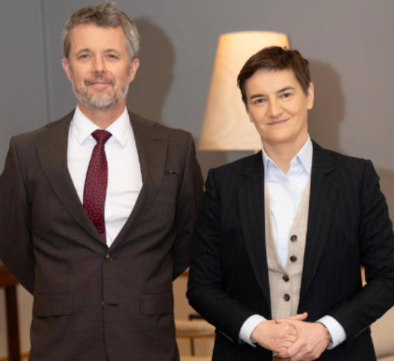 SVEČANI PRIJEM ZA ANU BRNABIĆ Predsednica Skupštine Srbije sa kraljem Danske