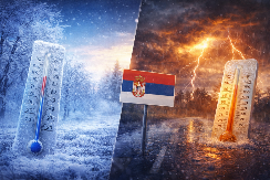 UJUTRU SMRZAVANJE, A ONDA ŠOK! RHMZ objavio i kad nam stiže kiša