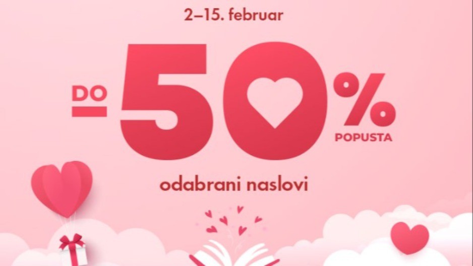 Vulkan izdavaštvo voli svoji čitaoce: Do 50% popusta u toku akcije Dana zaljubljenih!