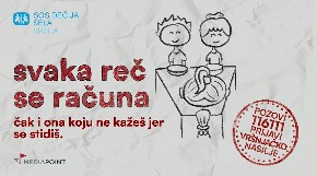 Svaka reč se računa - kampanja SOS Dečija sela Srbija koja skreće pažnju na neizgovorene reči i tišinu dece izložene vršnjačkom nasilju