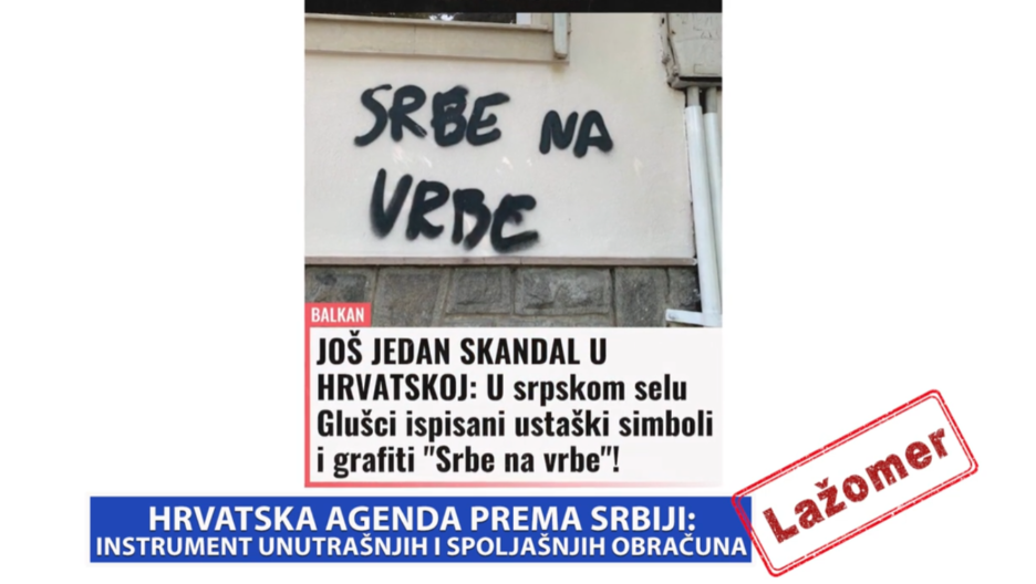 LAŽOMER: HRVATSKA AGENDA PREMA SRBIJI: Instrument unutrašnjih i spoljašnjih obračuna (VIDEO)