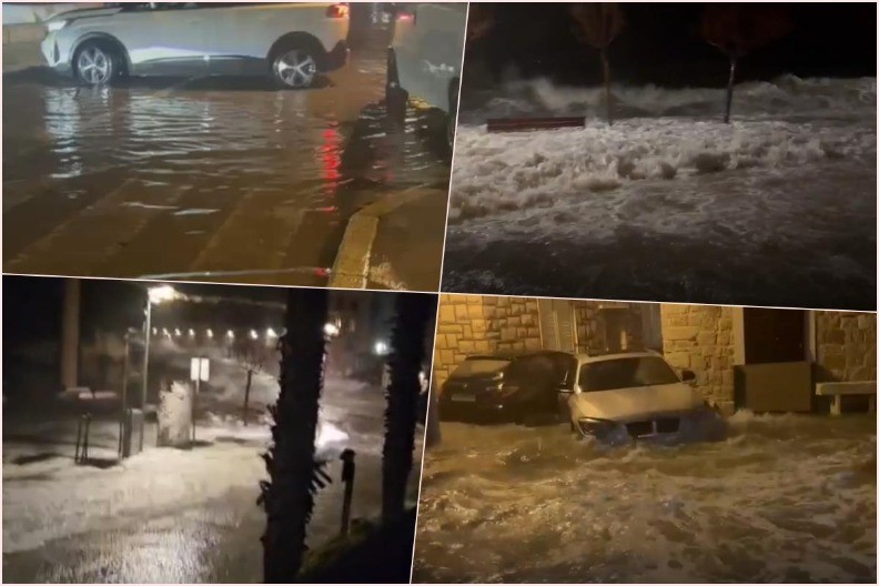 "TALASI SU BILI KAO TROSPRATNICA" Nezapamćena oluja udarila na Dalmaciju, ulice pod vodom, stanovnici u očaju: "Nikada nisam video nešto ovako" (FOTO)