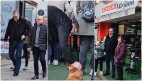 VUČIĆ PROŠETAO NOVIM SADOM Predsednik razgovarao i slikao se sa građanima
