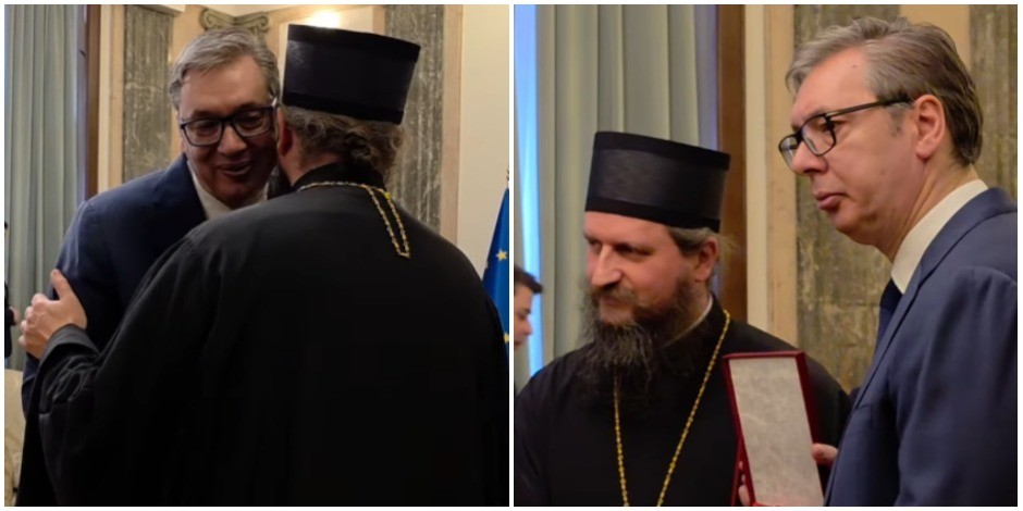 "OVO PRIZNANJE NE PRIMAM KAO LIČNO UZVIŠENJE, VEĆ KAO PEČAT DUHOVNOG ZAJEDNIŠTVA" Vučić se oglasio nakon primanja Ordena Novomučenika bihaćko-petrovačkih (VIDEO)