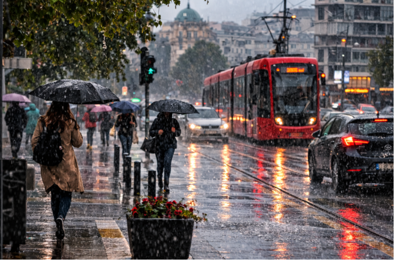 SRBIJA VEČERAS NA UDARU PLJUSKOVA! Hitno se oglasio RHMZ