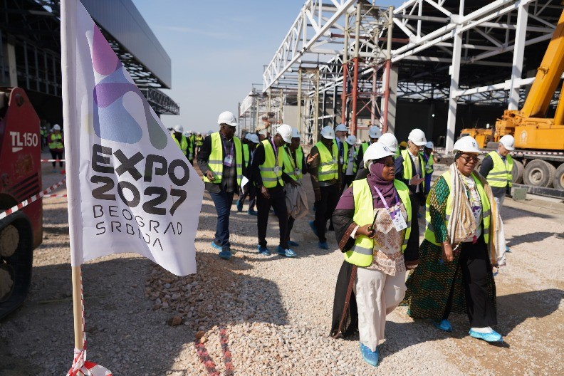 BEOGRAD SPREMAN ZA EXPO 2027: Delegati iz 138 zemalja obišli gradilište izložbe