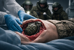 HOROR U MRTVAČNICI: Tokom obdukcije vojnika iz Rusije pronađena granata u telu!