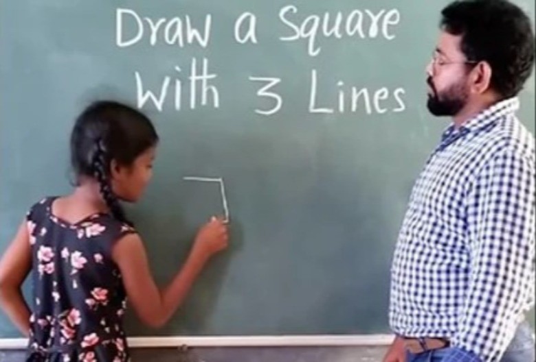 MOZGALICA KOJA JE ZAPALILA INTERNET! Možete li nacrtati kvadrat s tri crte? Čak 90% ljudi OVDE napravi kobnu grešku