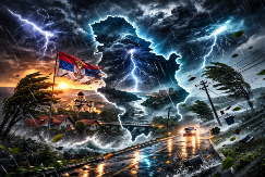 HLADNO JUTRO, A ONDA NOVI ŠOK Evo kad nam stiže kiša! OVDE će šibati vetar OLUJNE JAČINE