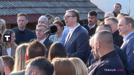 NEĆE BITI RATA, SAČUVAĆEMO MIR! Predsednik Aleksandar Vučić posetio juče Sevojno i Lučane