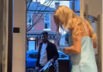 OTVORILA VRATA, PA SE VIDELO ONO ŠTO NIJE TREBALO DA SE VIDI Dostavljač nikada neće zaboraviti ovu adresu (VIDEO)