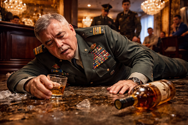 BRUKA PENTAGONA! Pijani američki GENERAL tumarao po Kijevu, pao izgubio TAJNE dokumente i zadobio POTRES MOZGA!