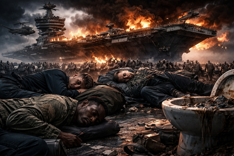 „PLUTAJUĆI PAKAO USRED MORA!“ Požar divljao 30 sati, mornari bez kreveta, Pentagon sumnja na SABOTAŽU! (VIDEO)