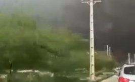 IZRAEL GAĐAO U SRCE IRANSKOG GASA! Buknuo požar, dim na sve strane  (VIDEO)