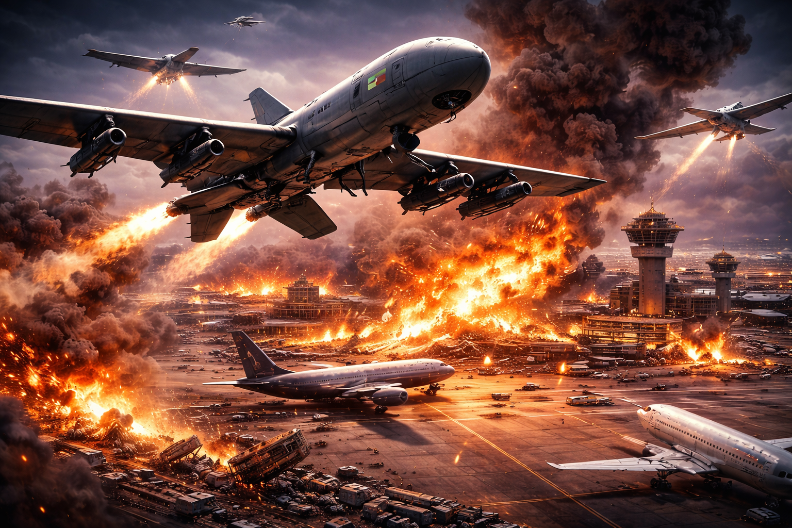 "OSVETA ZA LARIDŽANIJA!" Iran razneo srce Izraela: Dronovi udarili aerodrom, Tel Aviv pod vatrom!