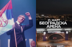 VELIKI MITING U BEOGRADU Vučić pozvao građane: "Za Srbiju! Za našu porodicu!" (VIDEO)