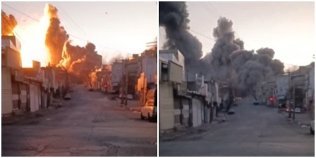 GRAD SANANDADŽ ZASUT RAKETAMA, IMA MRTVIH Pojavili se snimci napada (VIDEO)