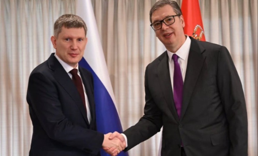 VUČIĆ SA REŠETNJIKOVIM Rezgovor o ključnim pitanjima od strateškog značaja za energetsku i ekonomsku stabilnost