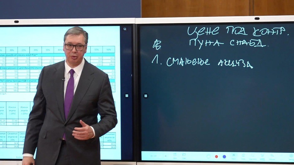 VUČIĆ OTKRIO KOLIKO ĆE KOŠTATI GORIVO "Bolne mere za državu, ne za građane"