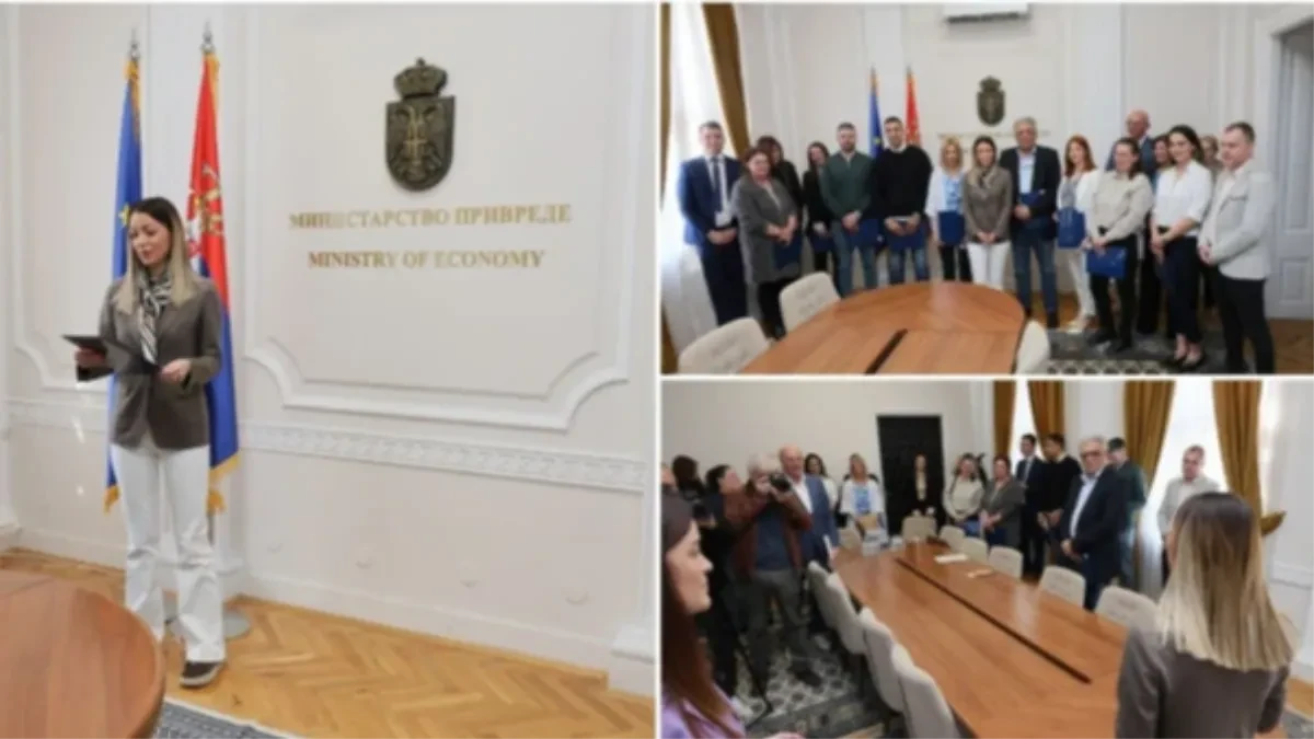 NOVI TALAS PODRŠKE PREDUZETNICIMA Ministarka Mesarović dodelila 12 rešenja o bespovratnim sredstvima