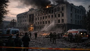 UDAR BEZ MILOSTI! Stotine NATO savetnika zatrpano u zgradama SBU – helikopteri evakuišu ranjene u Poljsku!