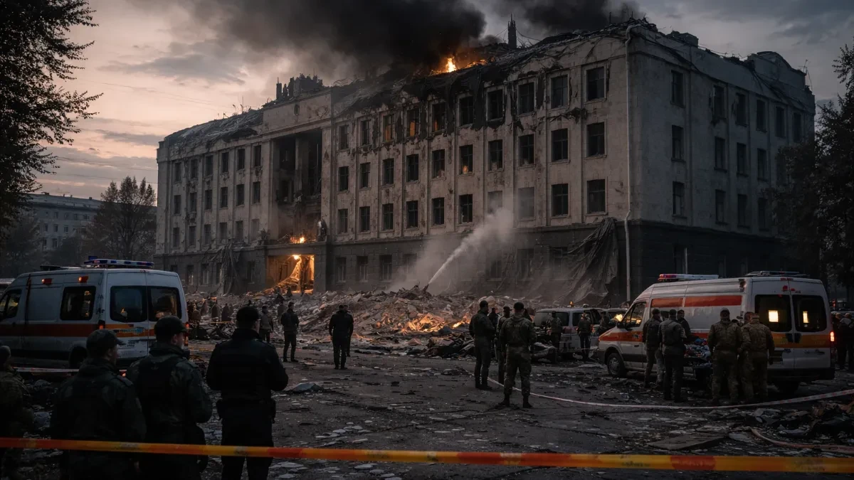 UDAR BEZ MILOSTI! Stotine NATO savetnika zatrpano u zgradama SBU – helikopteri evakuišu ranjene u Poljsku!