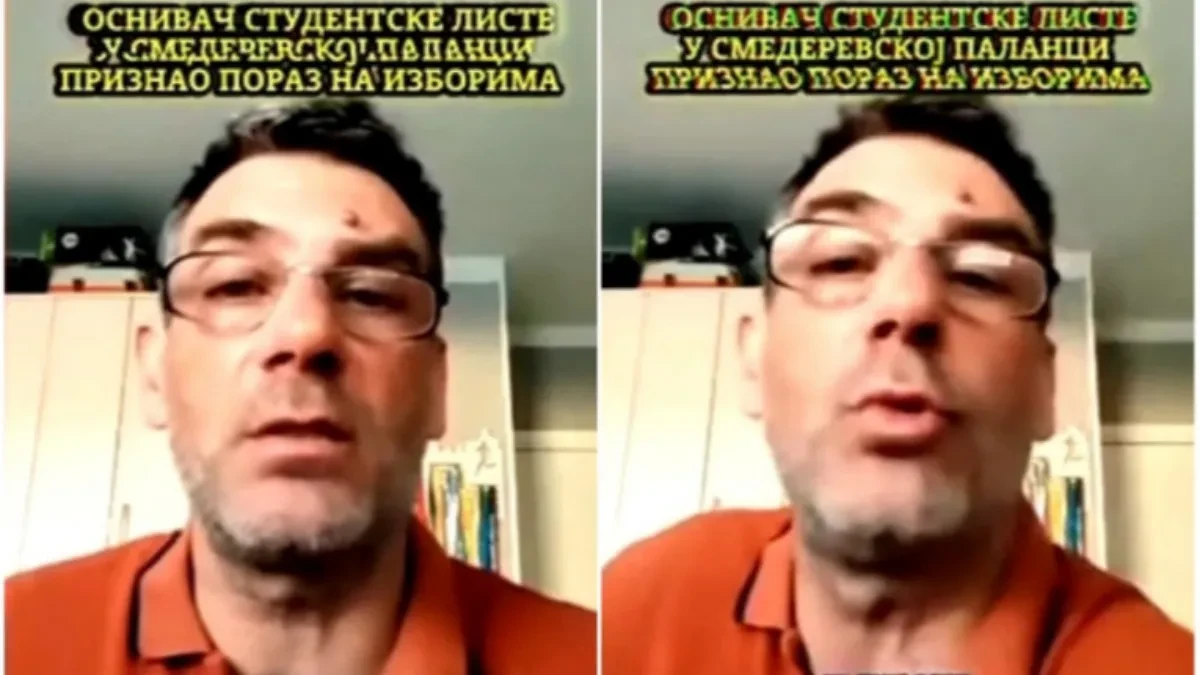 MA, NEMA TEORIJE DA POBEDIMO SNS! Bolno priznanje osnivača "studentske liste" u Smederevskoj Palanci (VIDEO)