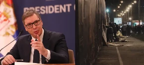 SRAMNO BLOKADERSKO NASILJE U BEOGRADU! Šaka ekstremista lomila i rušila park Ušće, Vučić pozvao na mir i stabilnost