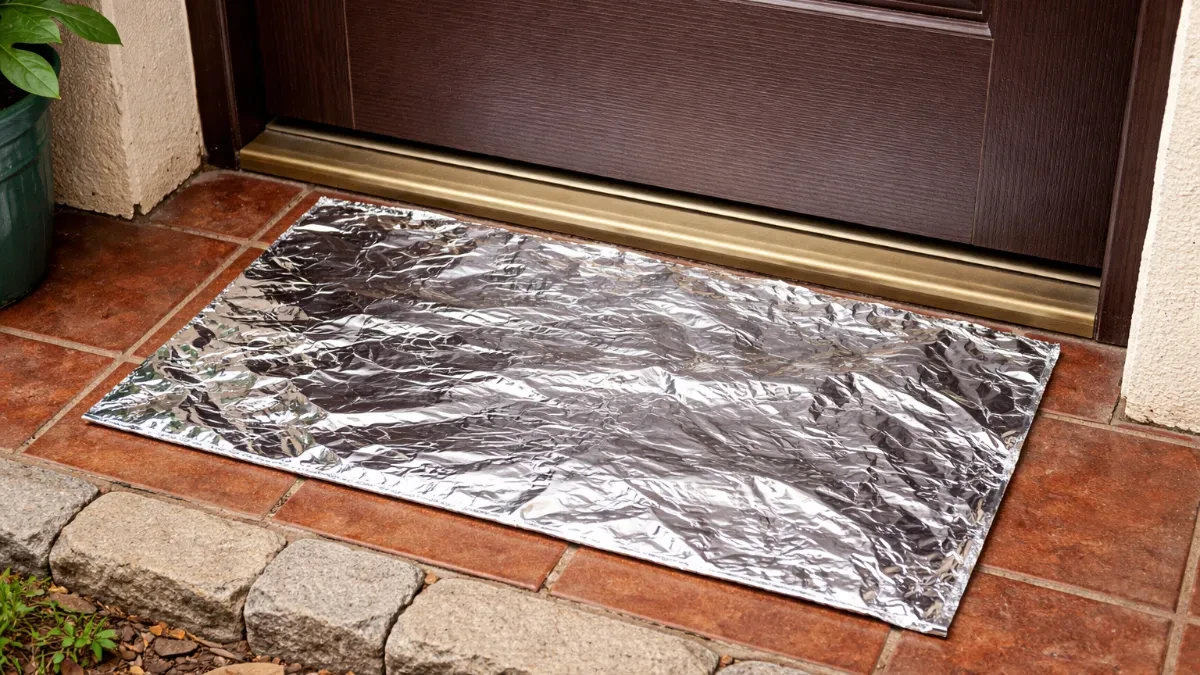 GENIJALAN TRIK KOJI JE ZALUDEO SRBIJU Stavite aluminijumsku foliju ispred vrata i gledajte šta će se desiti!