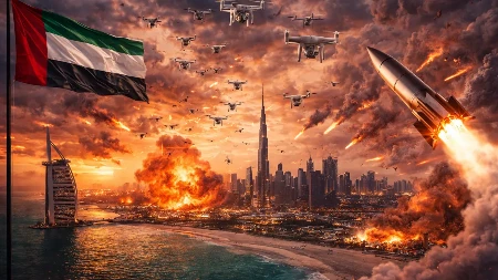 IRANCI POGODILI AMERIČKU BAZU U UAE! Ranjeni vojnici, uništeni avioni i cisterne goriva