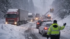 SNEG NA PUTEVIMA ŠIROM SRBIJE! Ove deonice su kritične, na snazi je ZABRANA