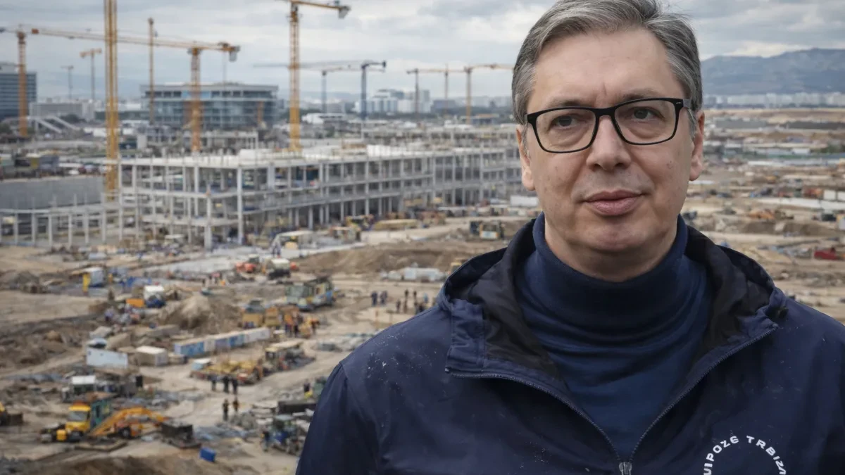 SRBIJA IDE NAPRED! Vučić na gradilištu koje ostavlja bez daha – projekat budućnosti!
