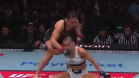 BRUTALAN NOKAUT Jedan od najluđih prekida u istoriji UFC, udavila protivnicu 