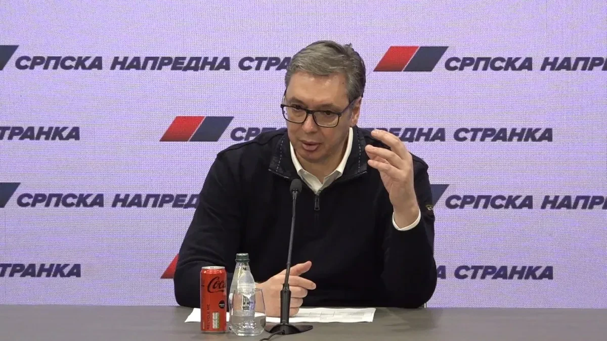 VUČIĆ SAOPŠTAVA REZULTATE IZBORA Pobeda u Aranđelovcu, Bajinoj Bašti...