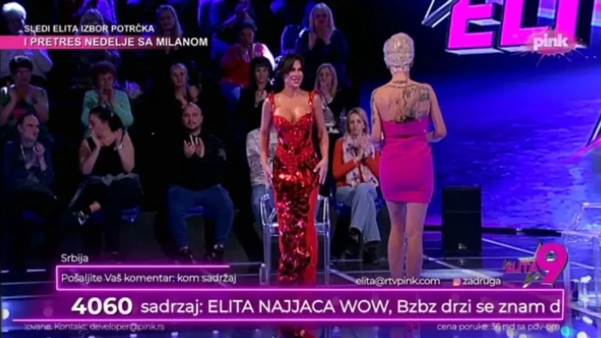 NEVIĐEN HAOS PRED VRATA Stanija stigla u Elitu 9 u vatreno crvenom izdanju sa kristalima (FOTO)