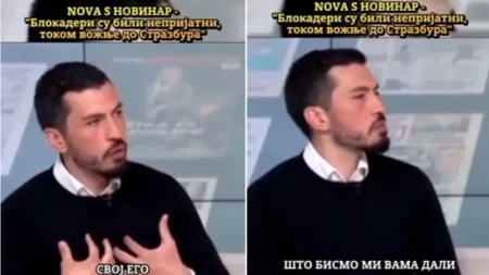 PRAVO LICE BLOKADERA: Tajkunski novinar otkrio šta se dešavalo na putu za Strazbur - "oduvali" Novu S zbog francuske televizije! (VIDEO)