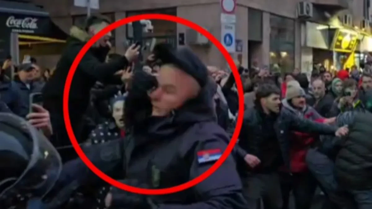 BRNABIĆ OBJAVILA SLIKU NAPADA NA POLICAJCA I PORUČILA EU: Dosta je bilo, vladavina prava i sloboda okupljanja ne znači anarhiju!