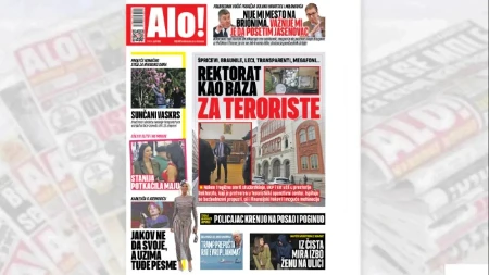 REKTORAT KAO BAZA ZA TERORISTE! Špricevi, braunile, leci, transparenti, megafoni... 