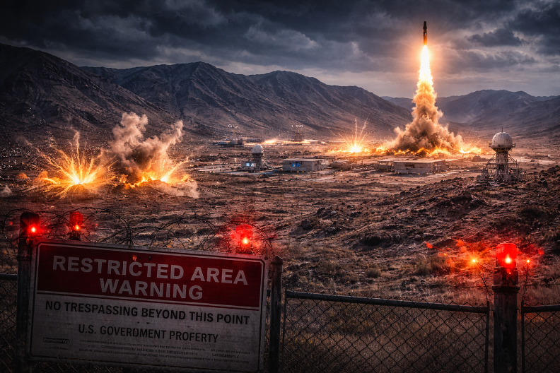 DA LI SE SPREMA UDAR NA IRAN? Tajna baza u Nevadi podrhtava, Pentagon lansirao Minuteman