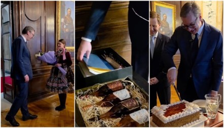 VELIKO IZNENAĐENJE ZA VUČIĆA Pogledajte šta je sve predsednik dobio na poklon