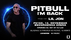 MR. WORLDWIDE 13. NOVEMBRA U BEOGRADSKOJ ARENI Pitbull proširio evropsku turneju! 