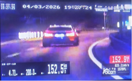 JURIO 152 NA SAT KOD TUNELA SOZINA Policija uhapsila vozača (42)