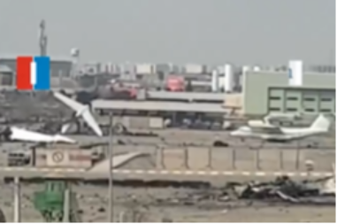 RAZOREN AERODROM U TEHERANU! Od 16 aviona ostale olupine (VIDEO) 